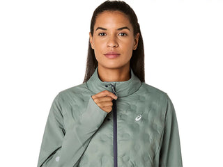 Asics Womens Road Winter Jacket | Monument Blue