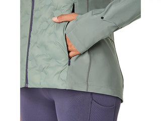 Asics Womens Road Winter Jacket | Monument Blue