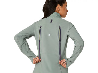 Asics Womens Road Winter Jacket | Monument Blue
