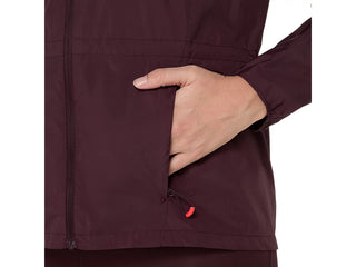 Asics Road Packable Jacket | Dark Currant