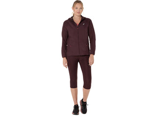 Asics Road Packable Jacket | Dark Currant