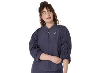 Asics Nagino Run Adjustable Jacket | Indigo Fog