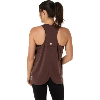 Asics Nagino Run Adjustable Tank | Coffee Heather