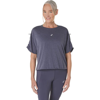 Asics Nagino Run Adjustable SS Top | Indigo Fog