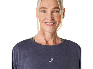 Asics Nagino Run Adjustable SS Top | Indigo Fog