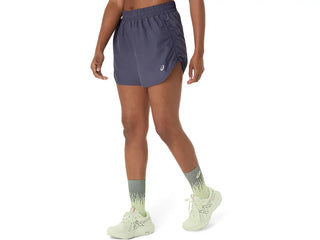 Asics Nagino Run Adjustable 4" Short | Indigo Fog