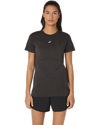 Asics Womens Road Seamless SS Tee | Performance Black