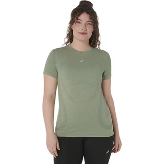 Asics Road Seamless SS Tee | Monument Blue/Whisper Green
