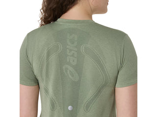 Asics Road Seamless SS Tee | Monument Blue/Whisper Green