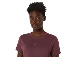 Asics Road Seamless SS Tee | Dark Currant