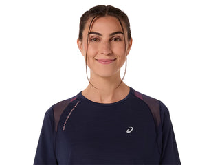 Asics Womens Road SS Top | Midnight