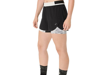 Asics Womens Limited Series Metraun Split Shorts | Black