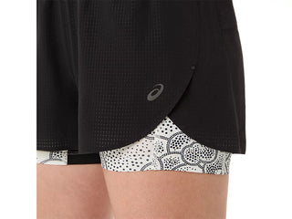 Asics Womens Limited Series Metraun Split Shorts | Black