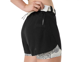 Asics Womens Limited Series Metraun Split Shorts | Black
