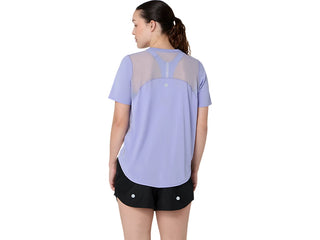 Asics Womens Road Fade SS T-Shirt | Bluebell