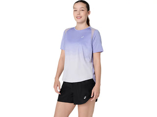 Asics Womens Road Fade SS T-Shirt | Bluebell