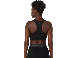 Asics Womens Essential Padless Logo Bra | Black