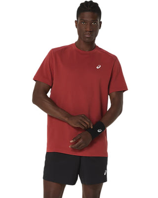 Asics Court SS Tee | Burnt Red