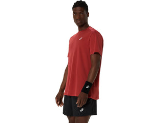 Asics Court SS Tee | Burnt Red