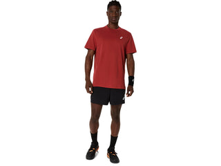 Asics Court SS Tee | Burnt Red