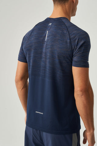 Reprimo Axis Seamless Tee | Navy