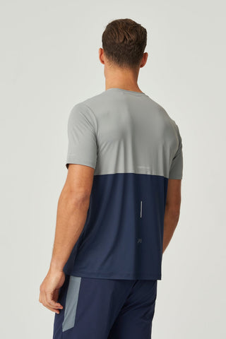 Reprimo Impact Tee | Marble/Navy