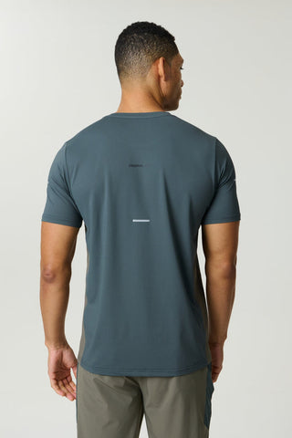 Reprimo Vortex Tee | Dark Moss/Grey Velvet