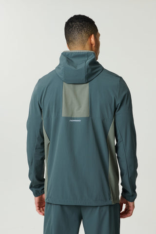 Reprimo Mens Clima Shell Jacket | Dark Moss/Khaki