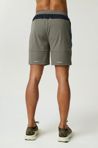 Reprimo Vortex Shorts | Dark Moss/Grey Velvet