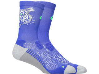 Asics Performance Run Crew Socks | Cobalt/Vital Green