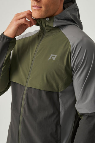 Reprimo Vortex Windbreaker | Olive/Dark Grey
