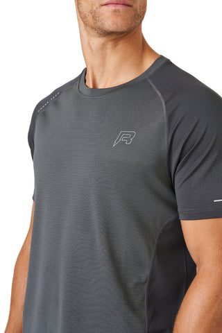 Reprimo Curve Tee | Dark Grey/Slate