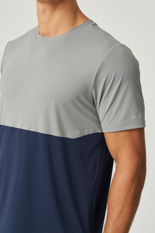 Reprimo Impact Tee | Marble/Navy