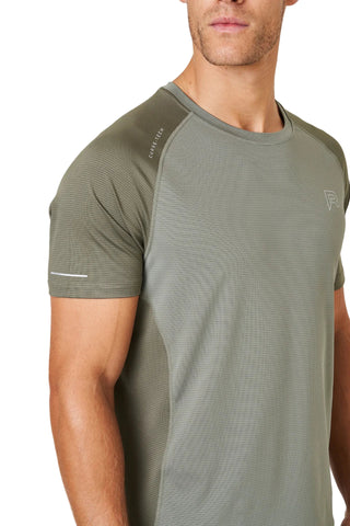 Reprimo Curve Tee | Khaki Stone
