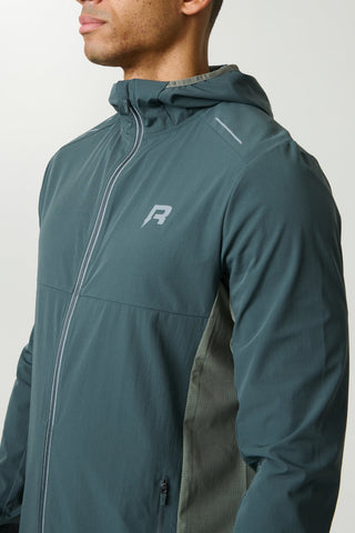 Reprimo Mens Clima Shell Jacket | Dark Moss/Khaki