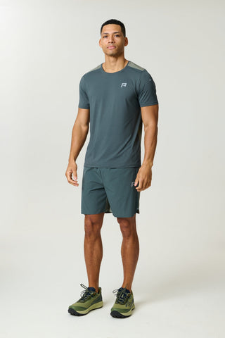 Reprimo Mens Clima Shorts | Dark Moss/Khaki