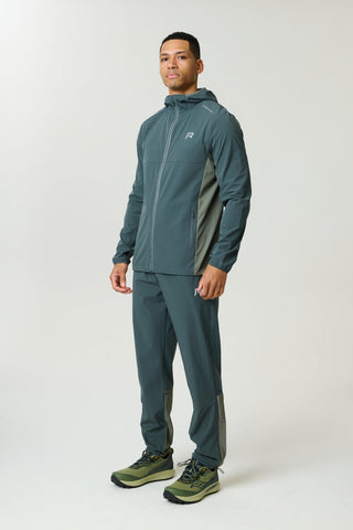 Reprimo Mens Clima Shell Jacket | Dark Moss/Khaki