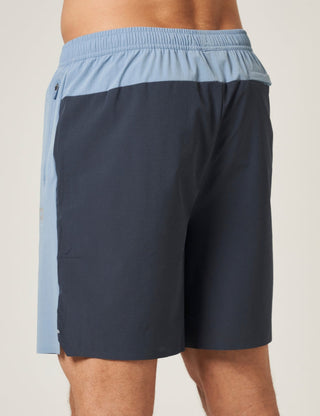 Reprimo Mens Clima Shorts | Dusty Blue/Ink Blue