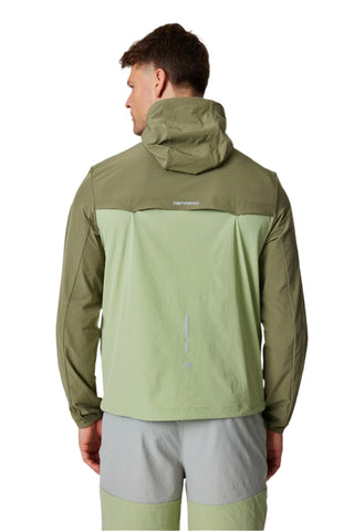 Reprimo Mens Flight Windbreaker Jacket | Grey/Green