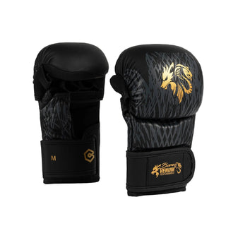 Venum X Chimaev Wild Borz MMA Sparring Gloves | Black/Gold