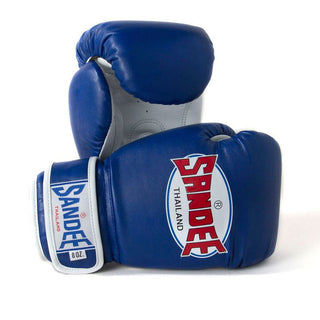 Sandee Kids Authentic Velcro 2 Tone Boxing Gloves | Blue