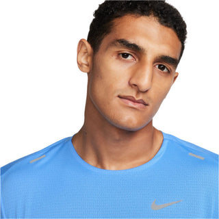 Nike Mens Dri-FIT Rise 365 SS Tee | University Blue/Reflective Silver