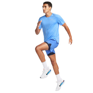 Nike Mens Dri-FIT Rise 365 SS Tee | University Blue/Reflective Silver