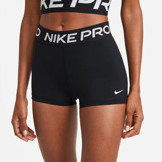 Nike Womens Pro 3" Shorts | Black/White