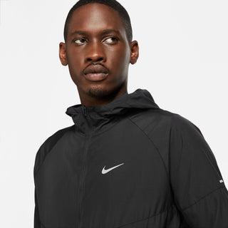 Nike Mens Repel Miler Running Jacket | Black/Reflective Silver