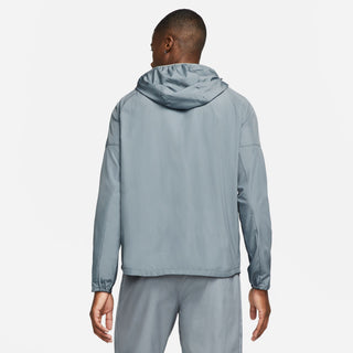 NIKE MENS REPEL MILER RUNNING JACKET | SMOKE GREY/REFLECTIVE SILVER