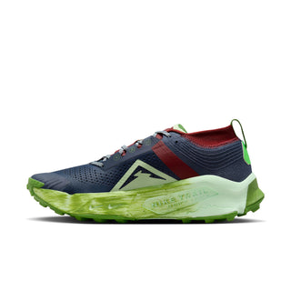 Nike Mens Zoom Zegama Trail | Thunder Blue/Summit White/Chlorophyll