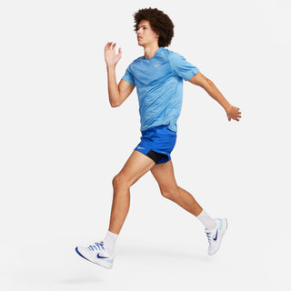 Nike Mens Dri-FIT ADV Short-Sleeved Running Tee | Star Blue/Reflective Silver