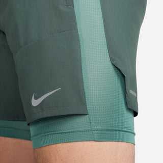 Nike Mens Dri-FIT Stride Hybrid 5" Shorts | Vintage Green/Bicoastal