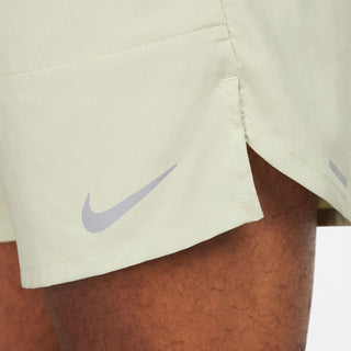 Nike Mens Dri-FIT 7" Brief Lined Shorts | Olive Aura/Dark Stucco/Reflective Silver